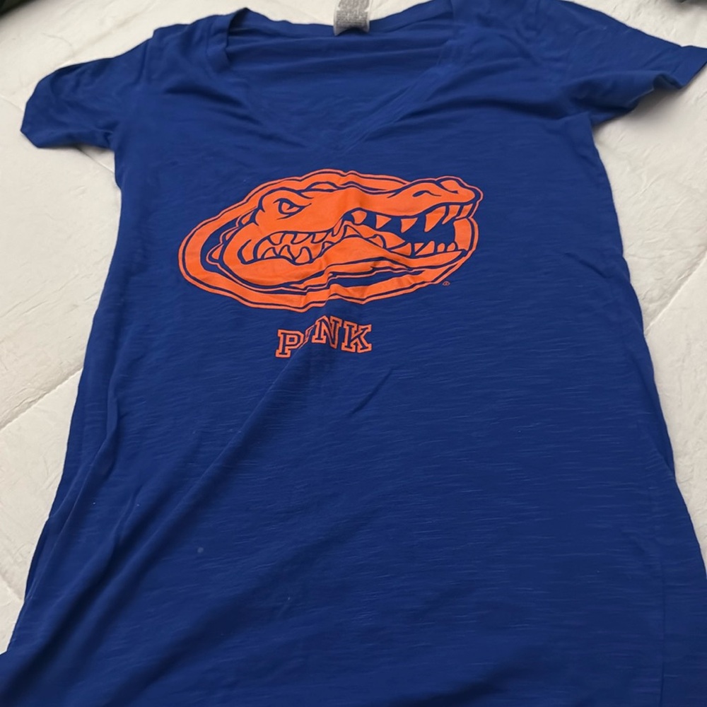 University of Florida blue orange pink tee gators
